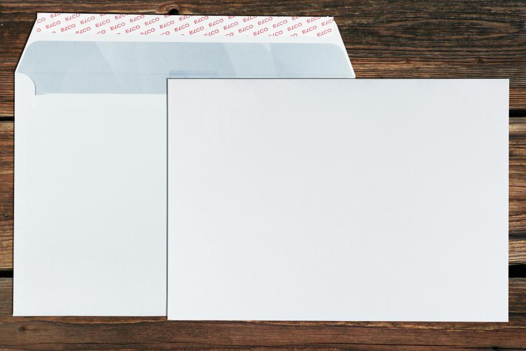 Briefhüllen B4 250x353 mm Haftklebend Hochweiß 120 g/qm